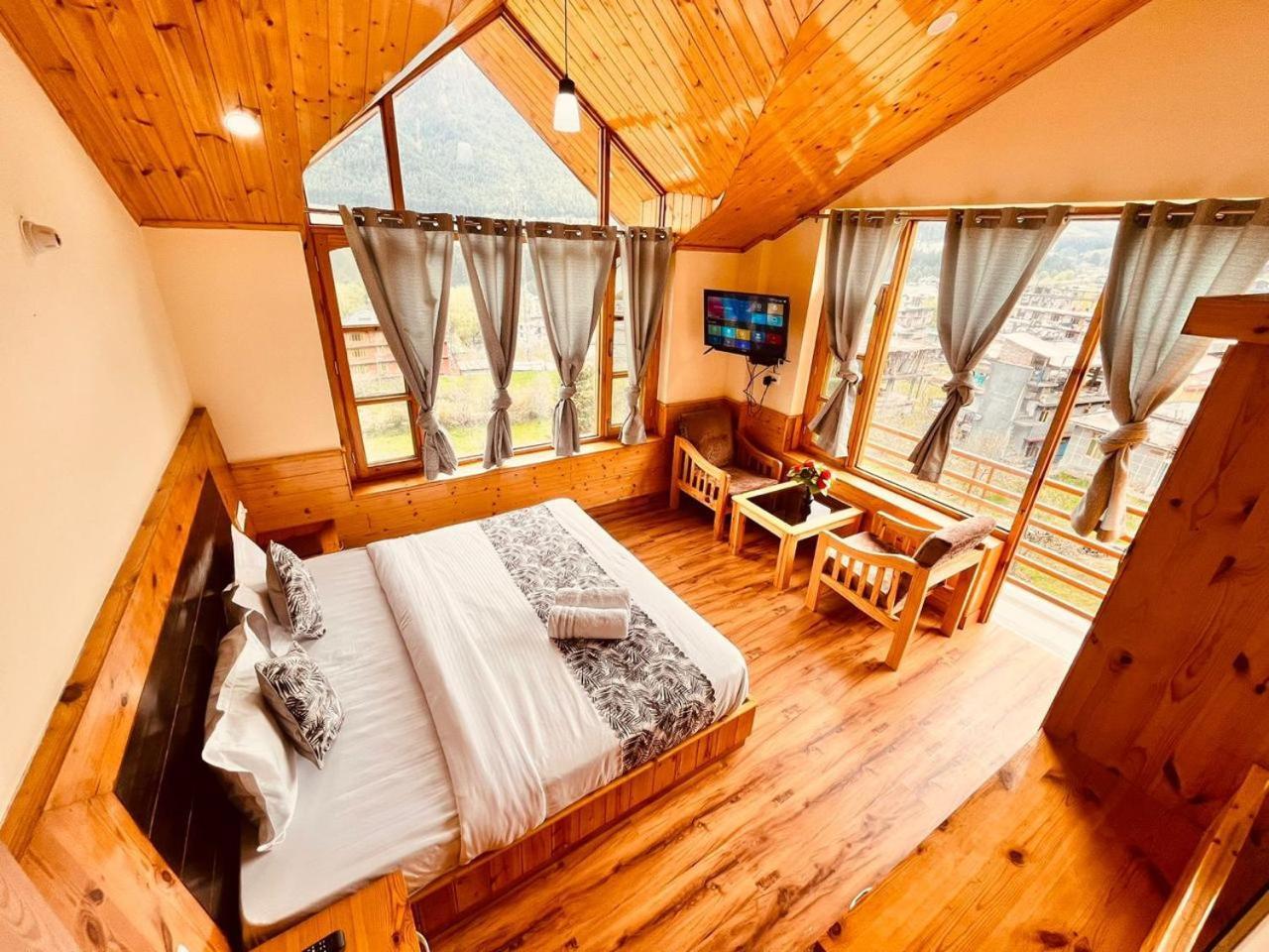 The Rohtang Chalet Hotel Manāli Exterior foto